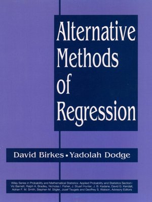 cover image of Alternative Methods of Regression